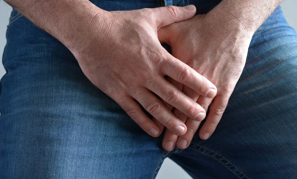 A man suffers from groin discomfort due to microsurgical penis muscle transplant